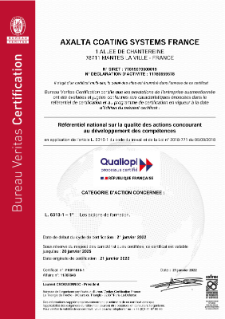 Axalta Coating Systems France - Qualiopi Axalta Coating Systems France - Qualiopi