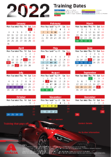 Training Calendars 2022.cdr