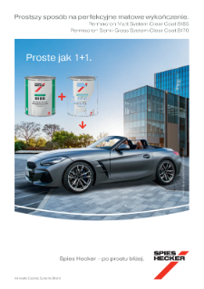 Prostszy sposób na perfekcyjne matowe wykończenie: Permacron Matt System Clear Coat 8185 i Permacron Semi-Gloss System Clear Coat 8170