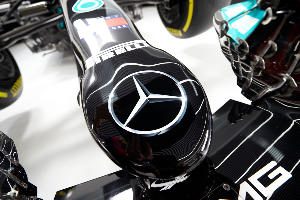 Spies Hecker Mercedes AMG Petronas Formula One Team new livery 2021