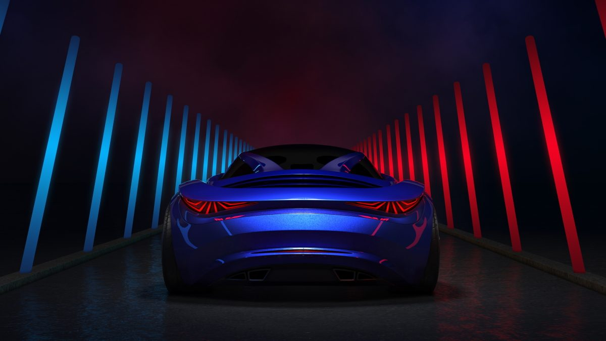 Axalta Global Automotive - Color of the Year 2023 - Techno Blue Car